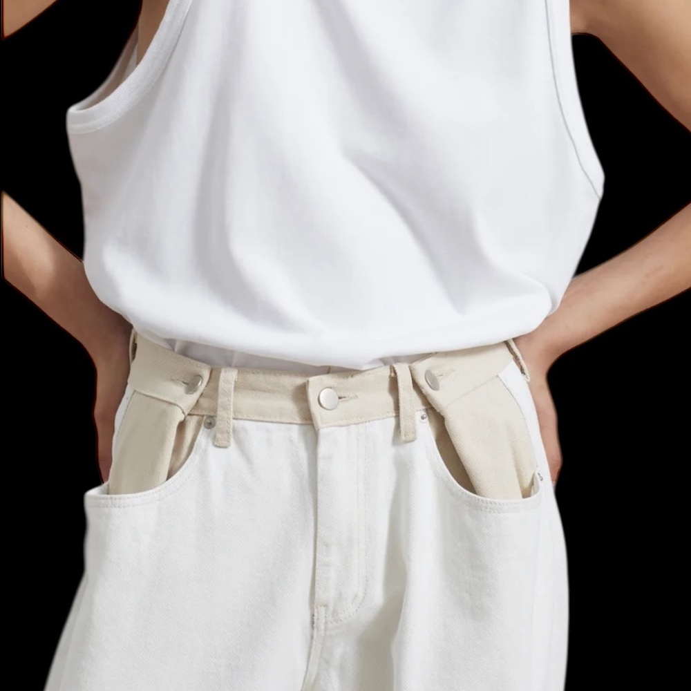 Frankie Shop Women's White Jeans - Picture 5 of 15